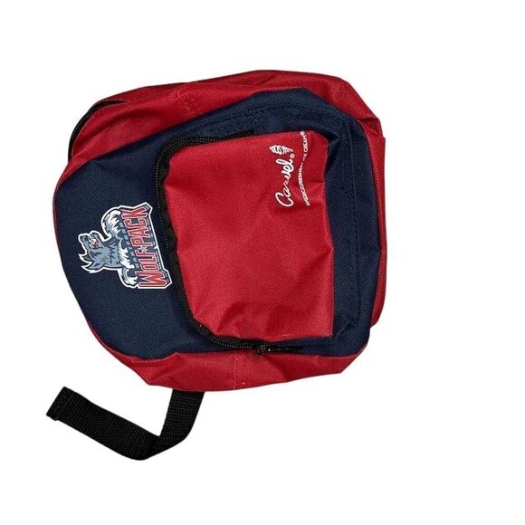 Hartford Wolfpack hockey AHL Red Unisex Adult Mini Backpack - Picture 1 of 3